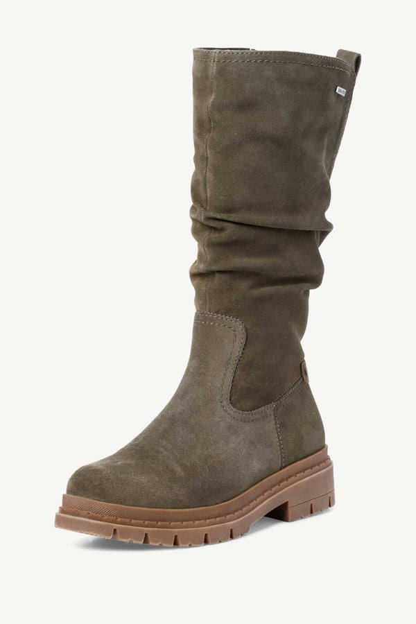 Elo TMR Unisex Duotex Leather Long Boots Olive