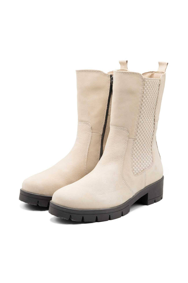 Elo TMR Unisex Leather Ankle Boots Dark Olive