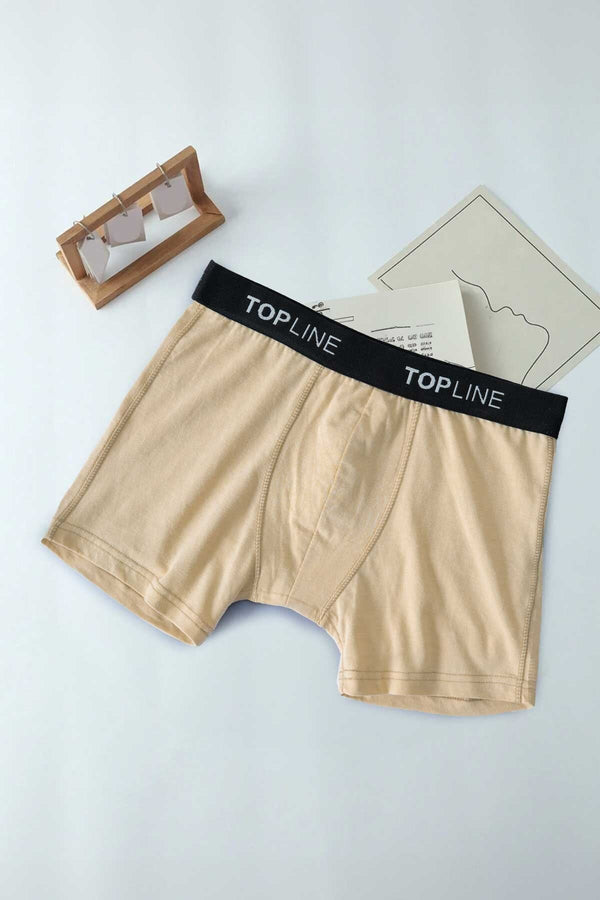 elo Top Line Men's Boxer Briefs Beige
