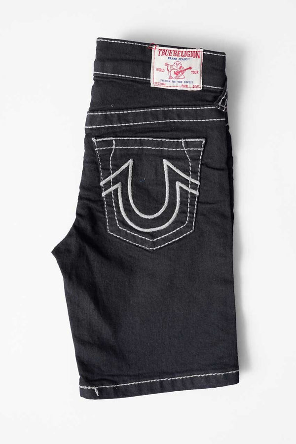 Elo TR Boy's Relaxed Straight Denim Shorts Black