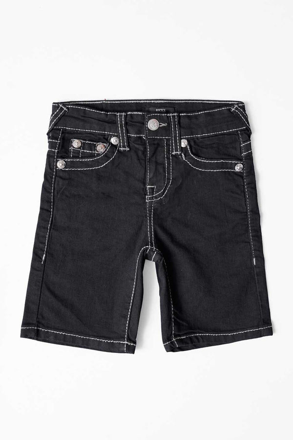 elo TR Boy's Relaxed Straight Denim Shorts Black