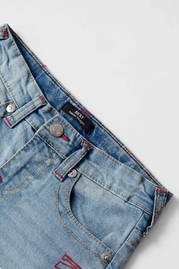 Elo TR Boy's World Tour Denim Shorts Charcoal