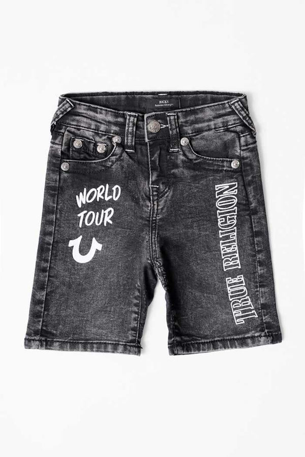 elo TR Boy's World Tour Denim Shorts Charcoal