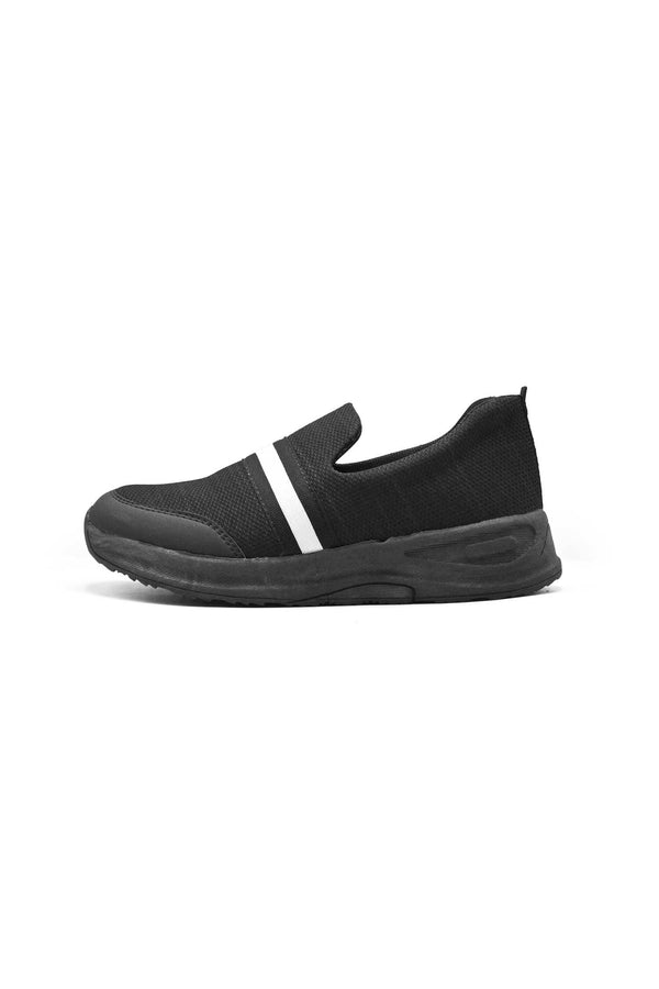 elo TR Men's Dual-Stripe Slip-On Sneakers Black