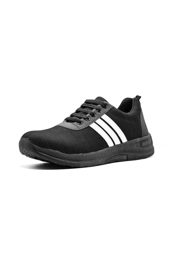 Elo TR Men's Triple-Stripe Sneakers Black