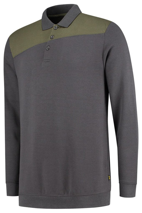 Elo Tricorp Men's Contrast Panel Polo Sweater Navy
