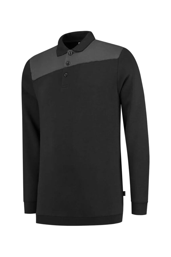 Elo Tricorp Men's Contrast Panel Polo Sweater Navy