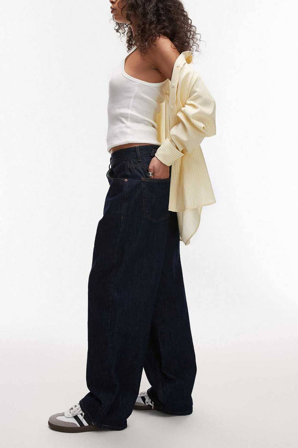 Elo TS Women's Wide Leg Cinch Back Denim