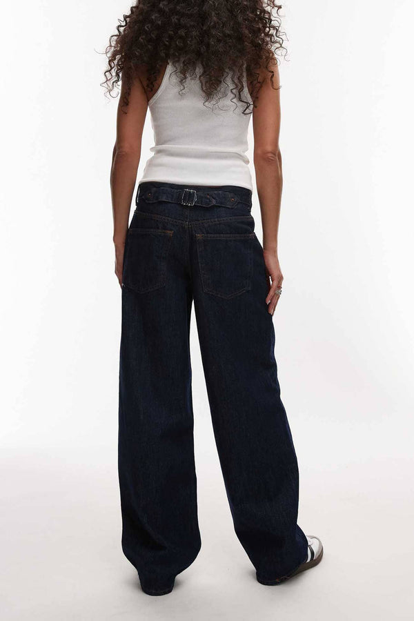 Elo TS Women's Wide Leg Cinch Back Denim