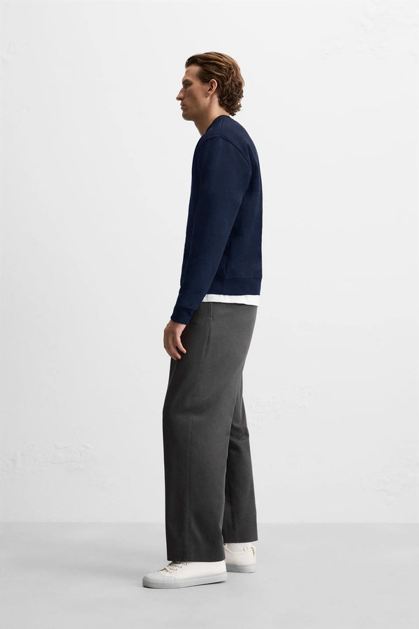 Elo Tuman Men's Fleece Sweat Shirt Navy