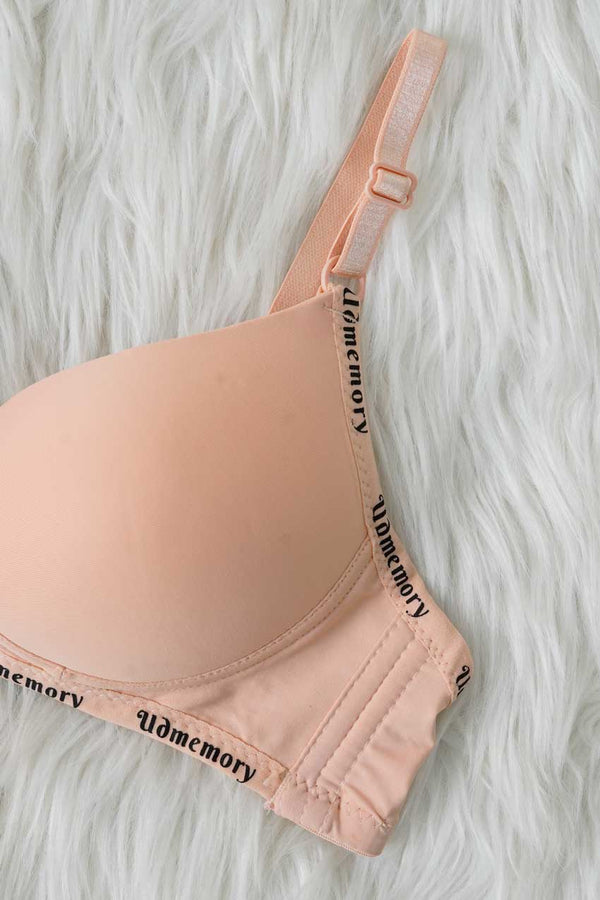 Elo Uamemory Women's Padded Bra Powder Pink