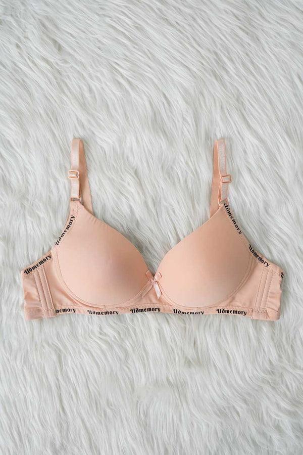 elo Uamemory Women's Padded Bra Powder Pink
