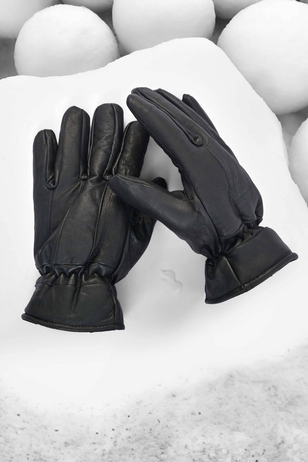 Elo Unbroken Men's Synthetic Leather Gloves Black
