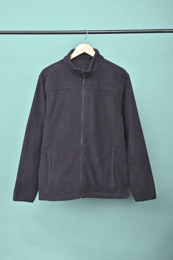 Elo Unisex Polar Fleece Zipper Jacket Navy