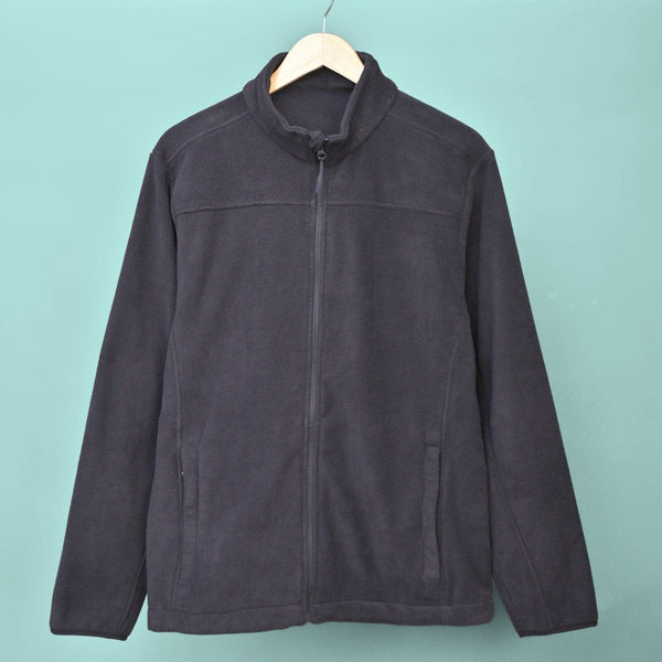elo Unisex Polar Fleece Zipper Jacket Navy