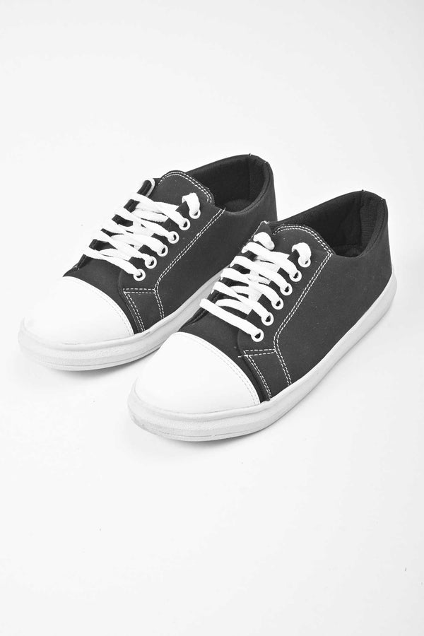 elo Unisex Premium Canvas Sneakers Black