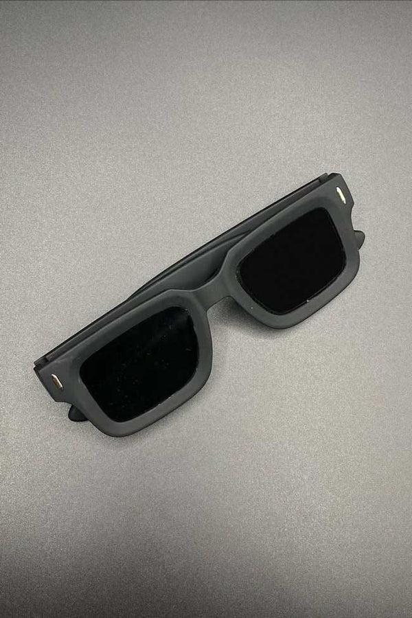 Elo Unisex Rectangular Premium Sunglasses Black