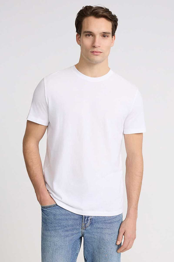 elo USQUARED Men's Bamboo Tee Shirt White