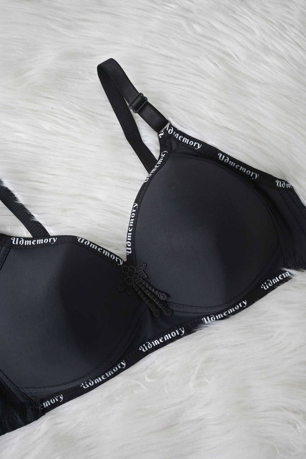 Elo Vdmemory Women's Foam Padded Bra Black