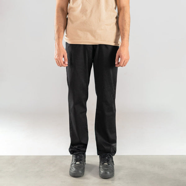 elo Vintage Men's Classic Regular Fit Denim Black