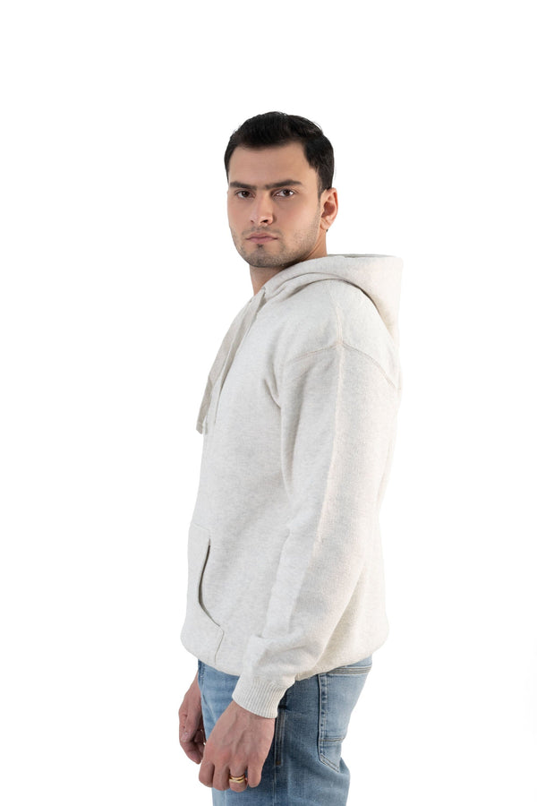Elo VYC Men's Fleece Pullover Hoodie Melange Grey