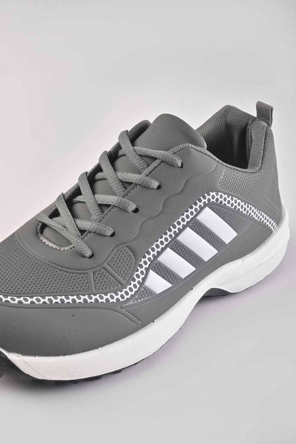 Elo Walk Men's Benin Sports Gripper Shoes Grey