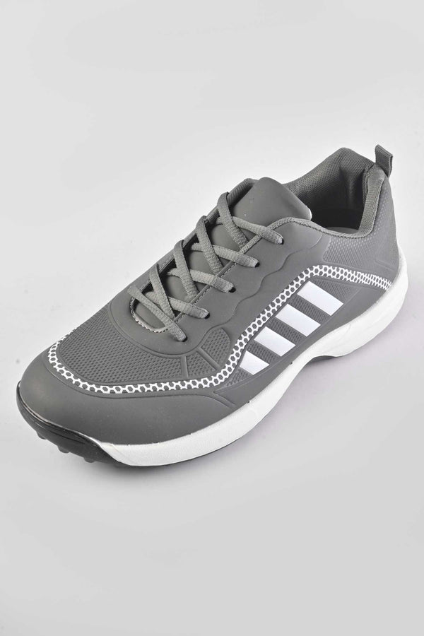 elo Walk Men's Benin Sports Gripper Shoes Grey