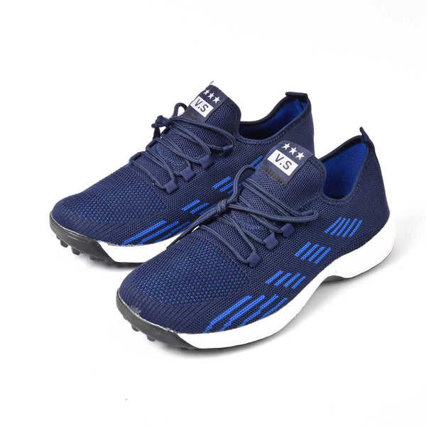 elo Walk Men's Breda Non Slip Gripper Shoes Navy