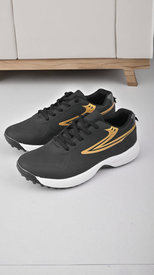 Elo Walk Men's Evora Gripper Jogging Shoes Black