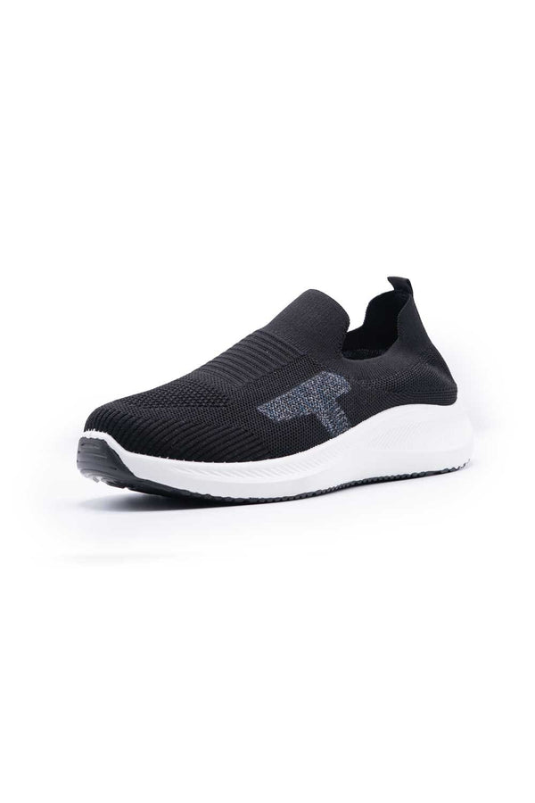 Elo Walk Men's Slip-On Sneakers Black