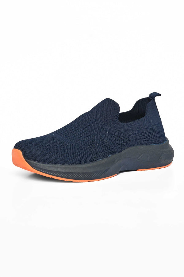 Elo Walk Men's Slip On Soft Jogging Shoes Black