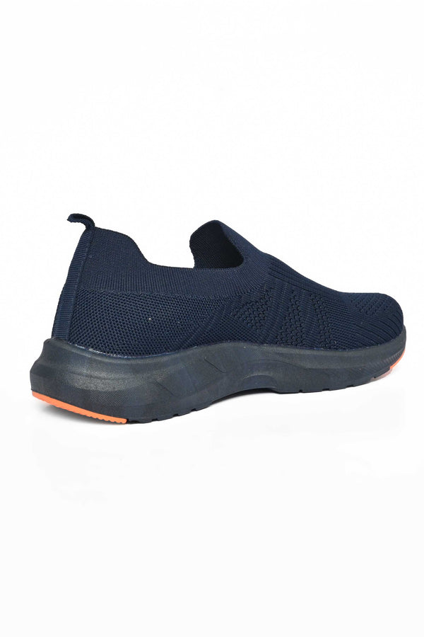 Elo Walk Men's Slip On Soft Jogging Shoes Black