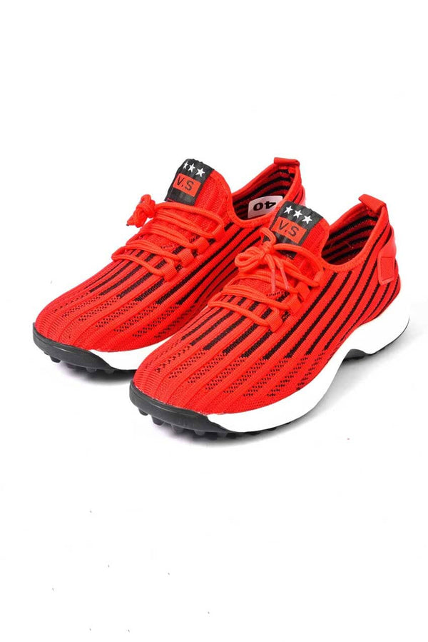 elo Walk Men's Sports Non Slip Jogging Shoes Red