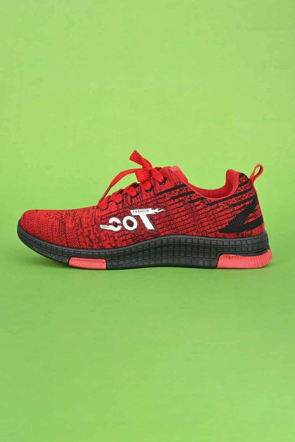 elo Walk Men's Too Printed Jogger Shoes Red