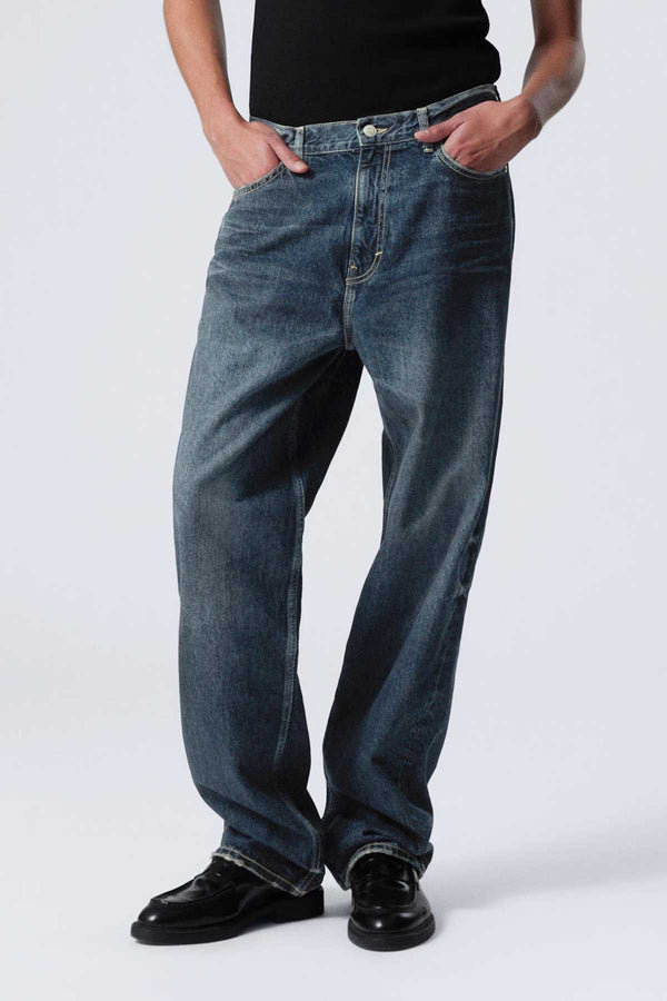 elo WD Men's Straight Fit Denim Dark Blue