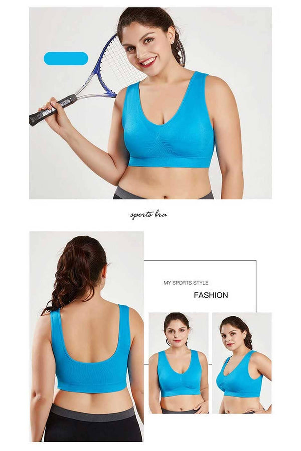 Elo Women's Back Yoga Vest Sports Bra Black