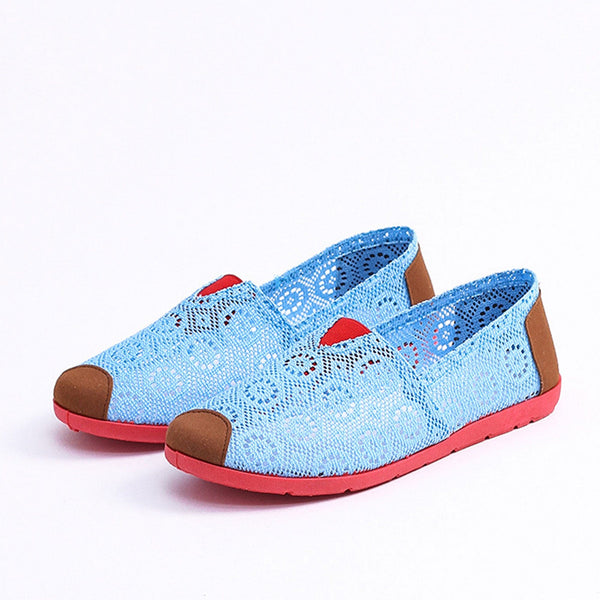 elo Women's Breathable Casual Mesh Shoes Blue