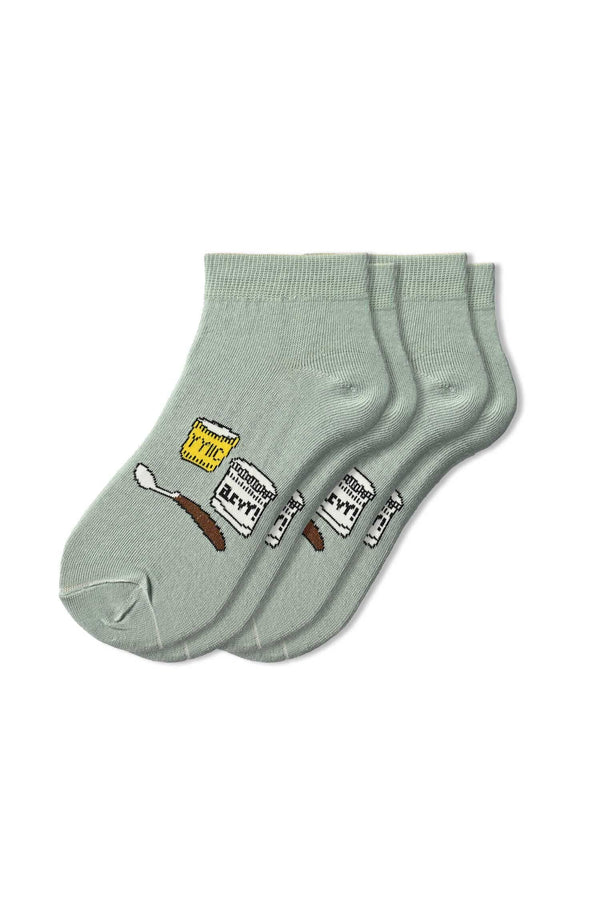 elo Women's Chile Ankle Socks - Pack Of 2 Mint