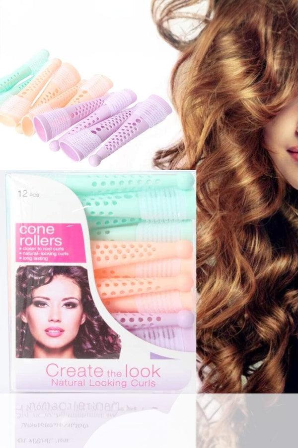 elo Women's Hair Cone Rollers - Pack Of 12 Cones