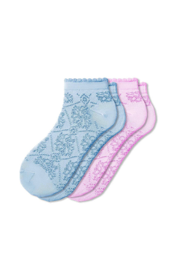 elo Women's Hungary Ankle Socks - Pack Of 2 Assorted