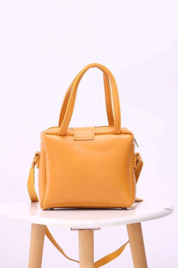 Elo Women's Leather Shoulder Bag Mustard