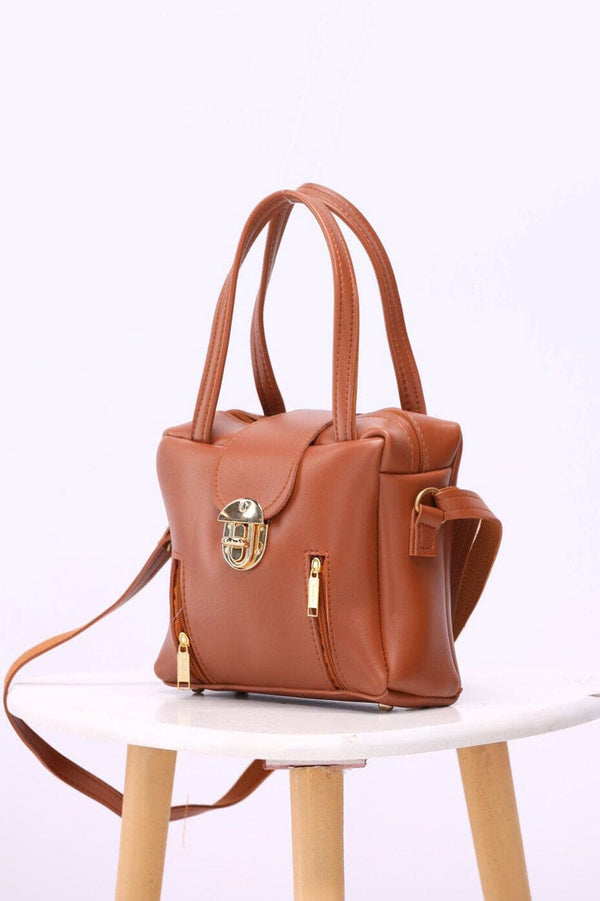 Elo Women's Leather Shoulder Bag Mustard