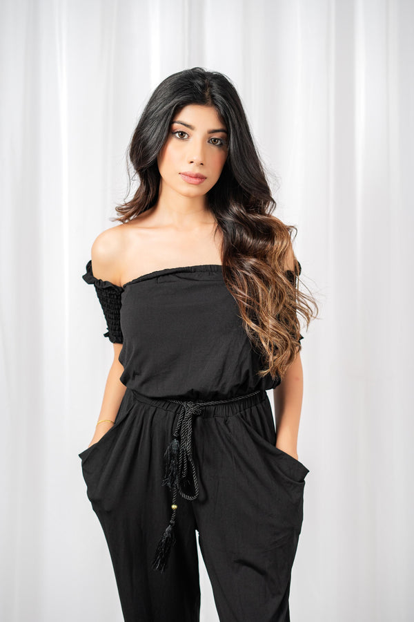 Elo Women's One Piece Outfits Jumpsuit Black