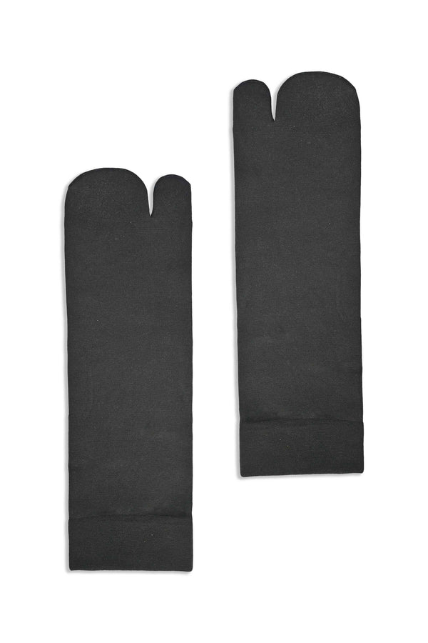 elo Women's Solid Design Toe's Socks Black