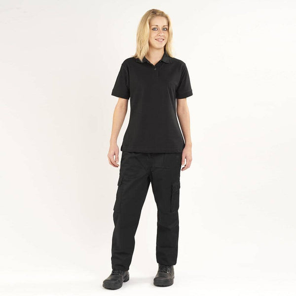 Elo Women's Vonitine Short Sleeve Polo Shirt Navy