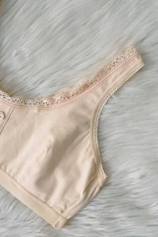 Elo Xialiya Girl's Lace Bidi Bra Pink