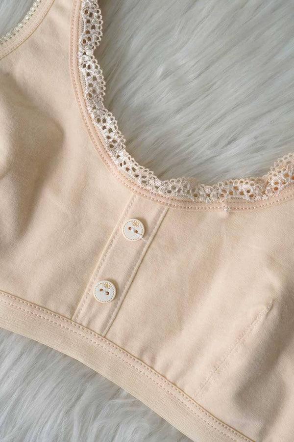 Elo Xialiya Girl's Lace Bidi Bra Pink