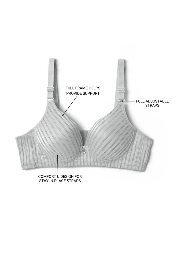 Elo Xioeili Women's Foam Padded Bra Black