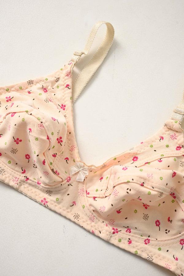 Elo Yazixi Women's Floral Printed Bra Black