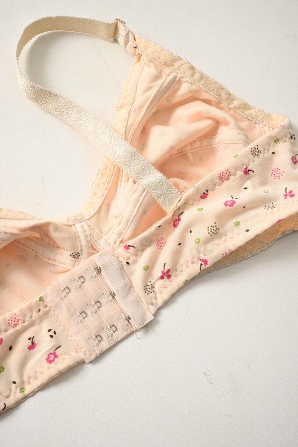 Elo Yazixi Women's Floral Printed Bra Black